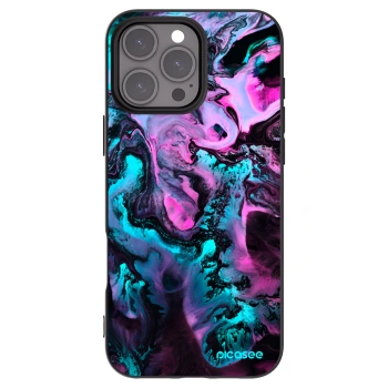 Picasee silikonowe czarne etui na Apple iPhone 16 Pro Max - Lean