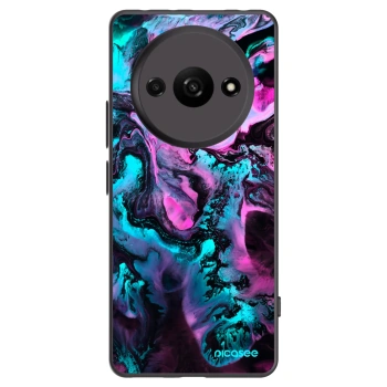 Picasee silikonowe czarne etui na Xiaomi Redmi A3 - Lean