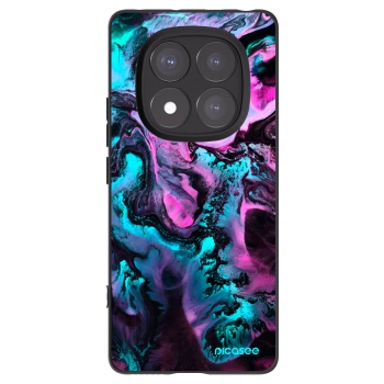 Picasee silikonowe czarne etui na Xiaomi Redmi Note 14 Pro 5G - Lean