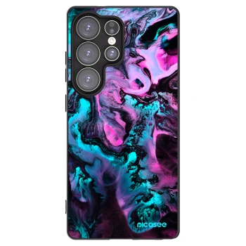 Picasee silikonowe czarne etui na Samsung Galaxy S25 Ultra 5G - Lean