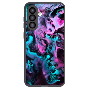 Picasee silikonowe czarne etui na Samsung Galaxy A26 5G A266B - Lean