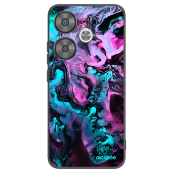 Picasee silikonowe czarne etui na Xiaomi Poco F6 - Lean