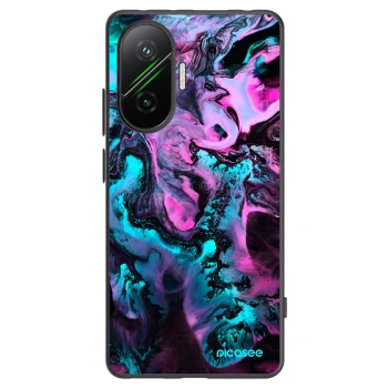 Picasee silikonowe czarne etui na Xiaomi Poco F7 Pro 5G - Lean