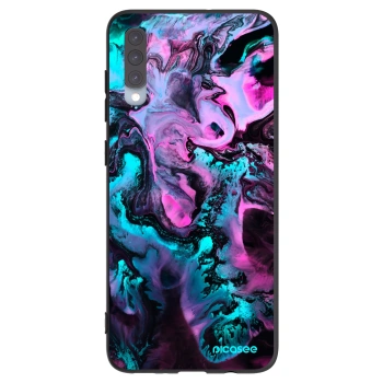 Picasee silikonowe czarne etui na Samsung Galaxy A70 A705F - Lean