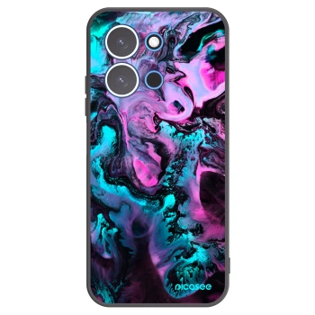 Picasee silikonowe czarne etui na Xiaomi Redmi 15C 4G - Lean