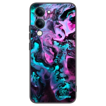 Picasee silikonowe czarne etui na Vivo Y29s 5G - Lean