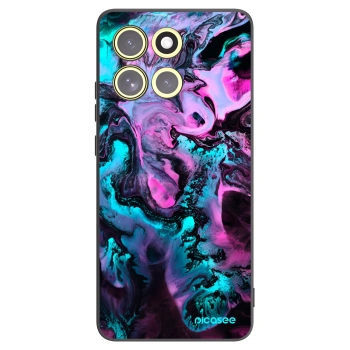 Picasee silikonowe czarne etui na Motorola Moto G86 Power 5G - Lean