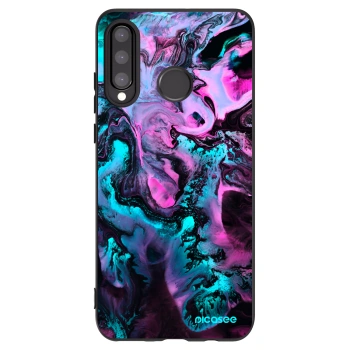Picasee silikonowe czarne etui na Huawei P30 Lite - Lean