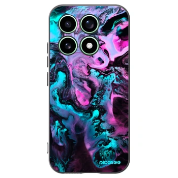Picasee silikonowe czarne etui na Xiaomi 17 - Lean