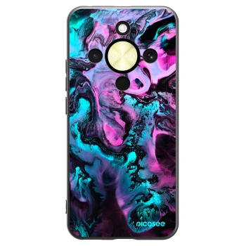 Picasee silikonowe czarne etui na Honor Magic8 Lite 5G - Lean