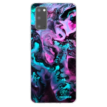 Picasee silikonowe przeźroczyste etui na Samsung Galaxy S20 G980F - Lean