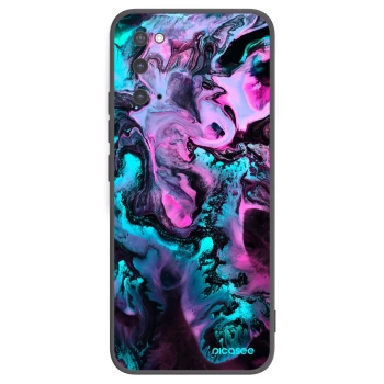 Picasee silikonowe czarne etui na Samsung Galaxy S20 G980F - Lean