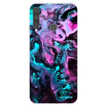 Picasee silikonowe przeźroczyste etui na Huawei P40 Lite E - Lean