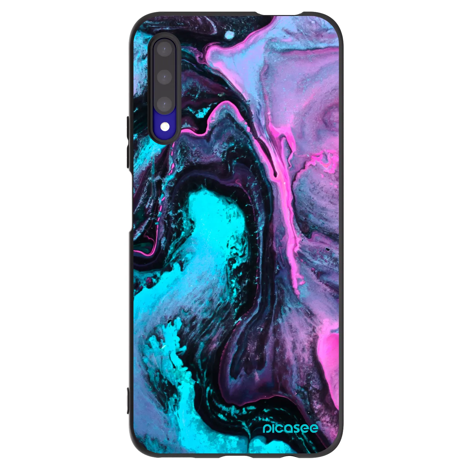 Picasee silikonowe czarne etui na Honor 9X Pro - Lean 2