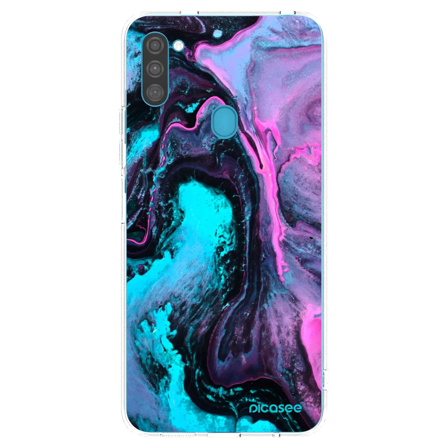 Picasee silikonowe przeźroczyste etui na Samsung Galaxy M11 - Lean 2