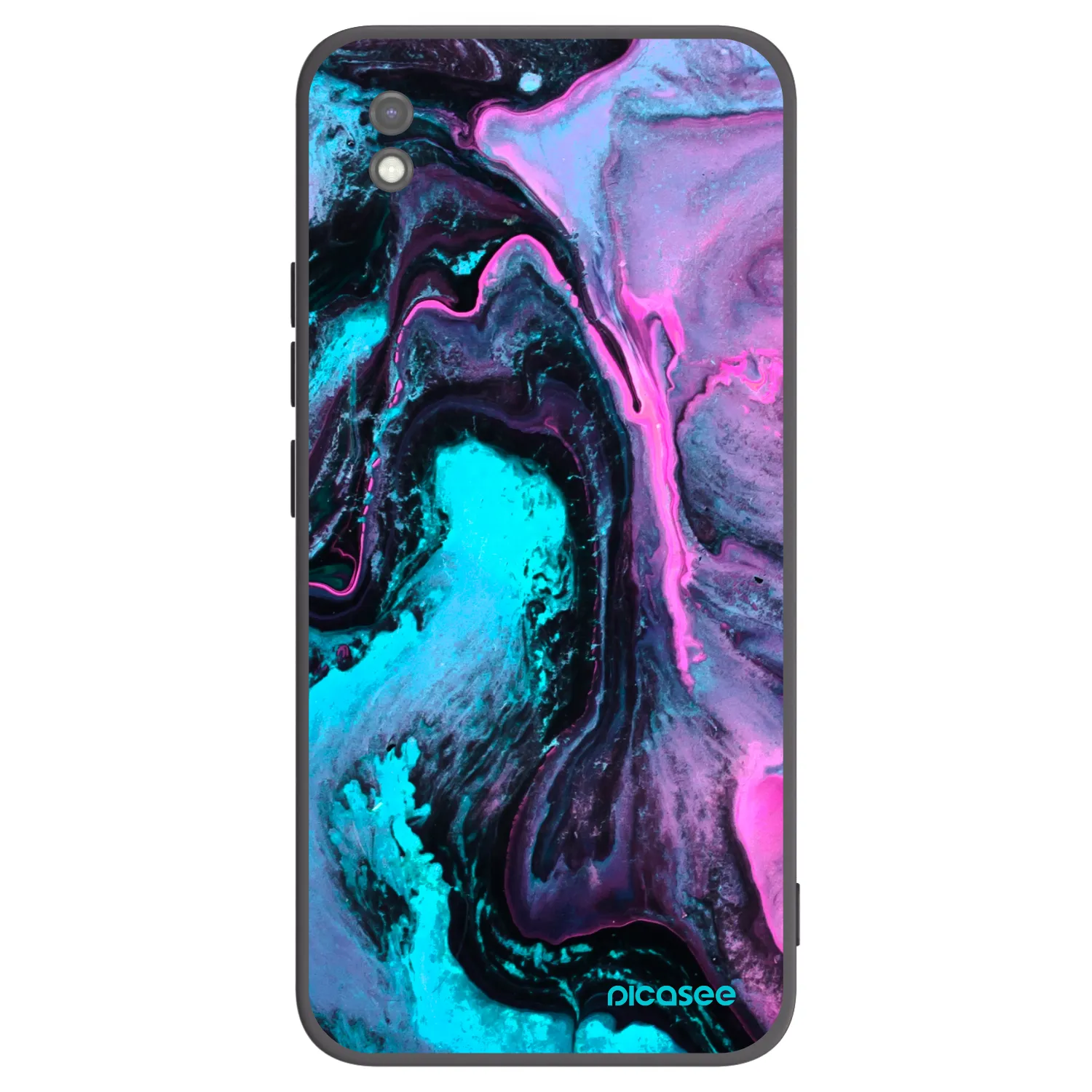 Picasee silikonowe czarne etui na Xiaomi Redmi 9AT - Lean 2