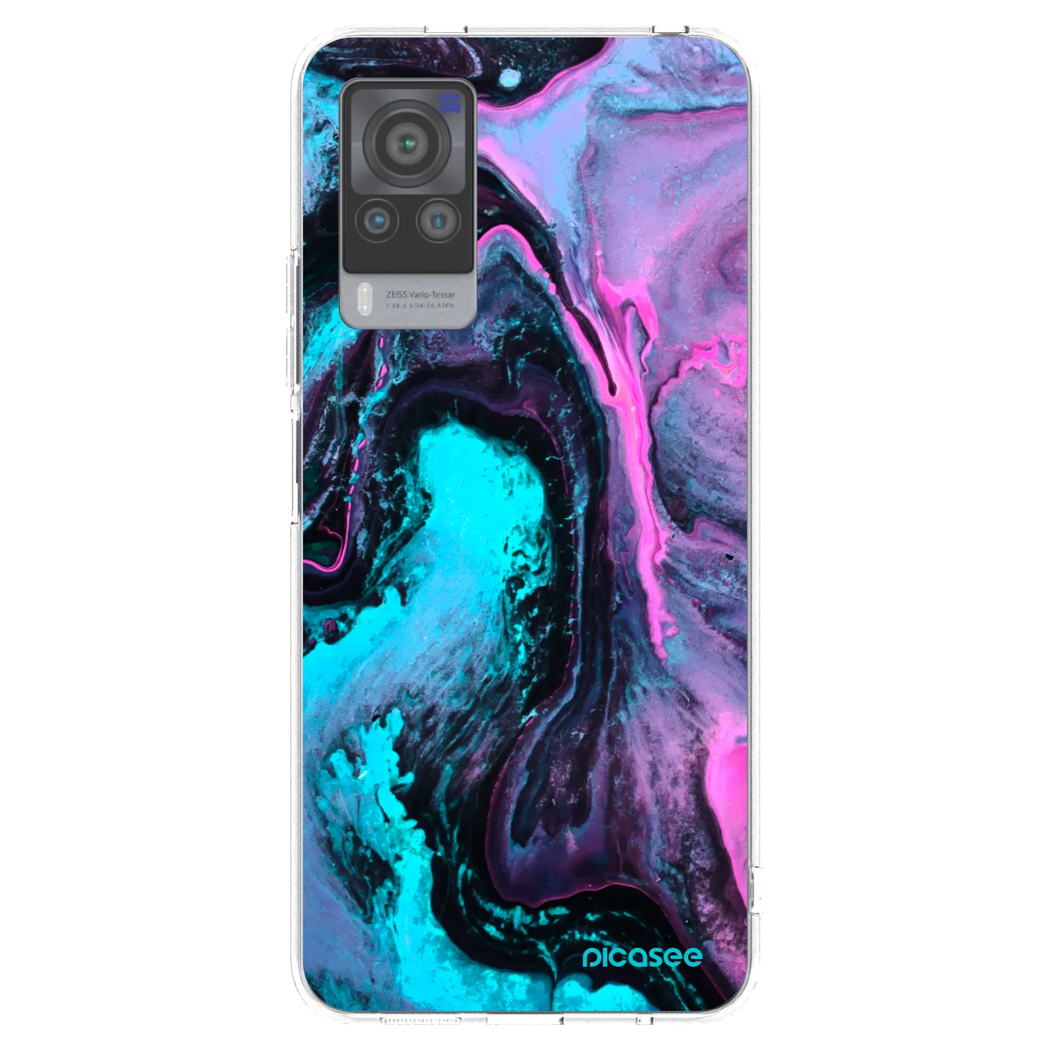 Picasee silikonowe przeźroczyste etui na Vivo X60 Pro 5G - Lean 2