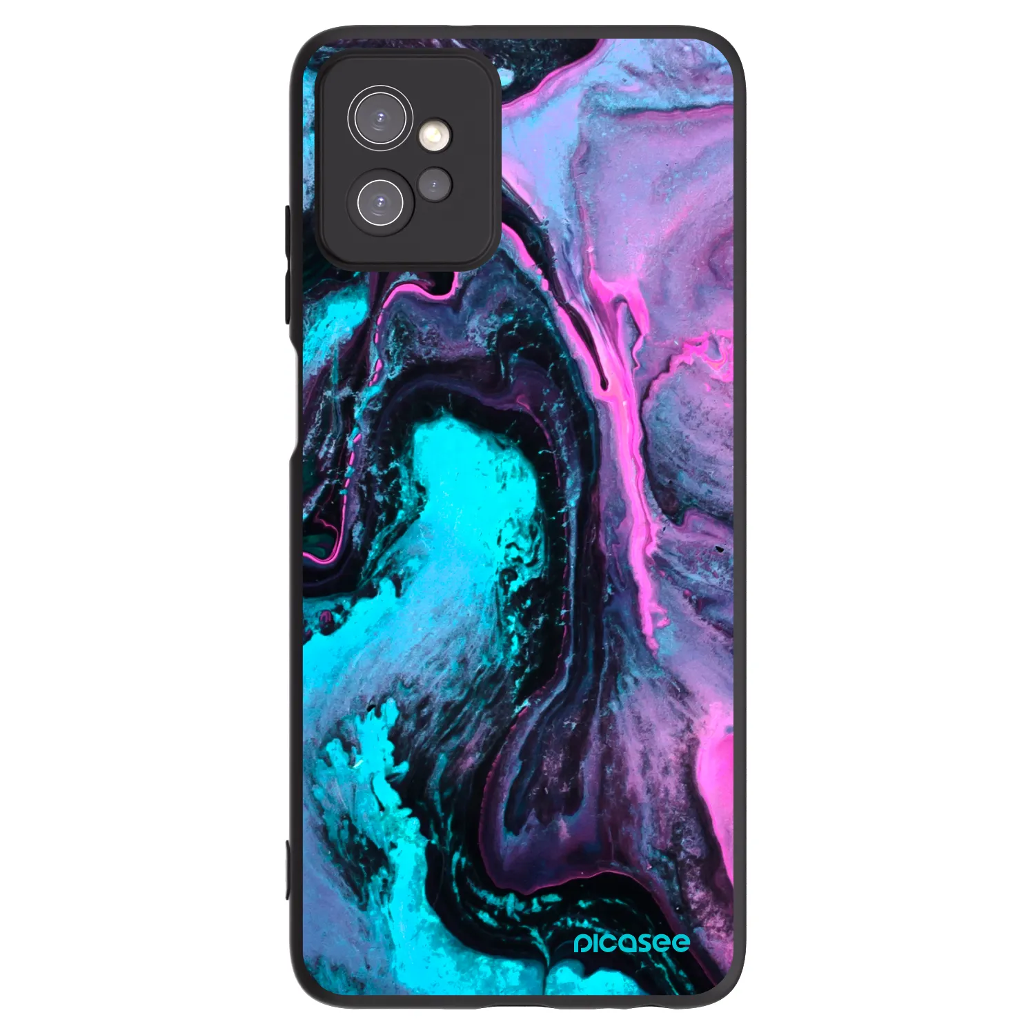 Picasee silikonowe czarne etui na Motorola Moto G32 - Lean 2