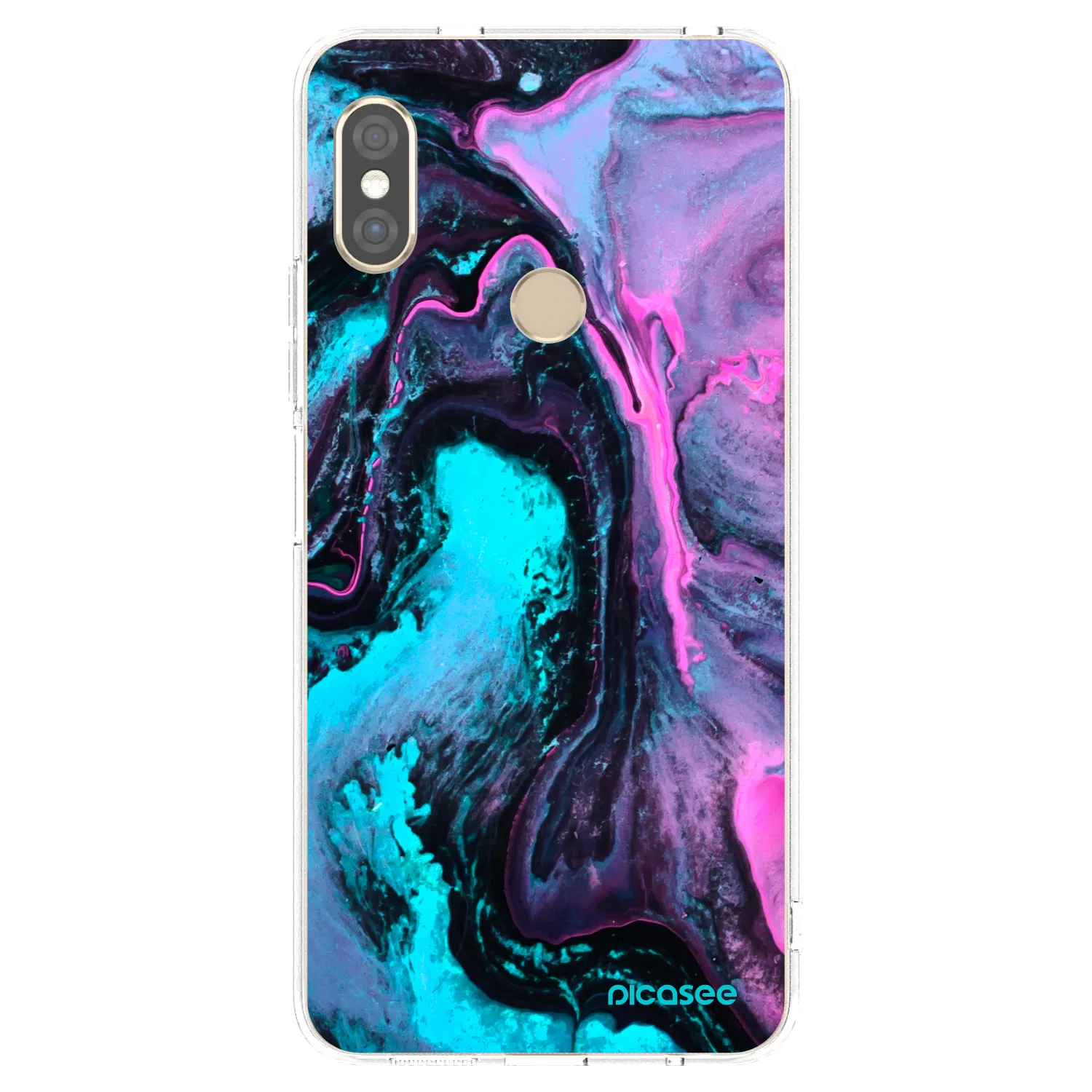 Picasee silikonowe przeźroczyste etui na Xiaomi Redmi Note 5 Global - Lean 2