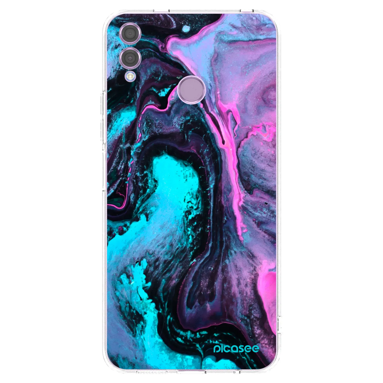 Picasee silikonowe przeźroczyste etui na Honor 8X - Lean 2