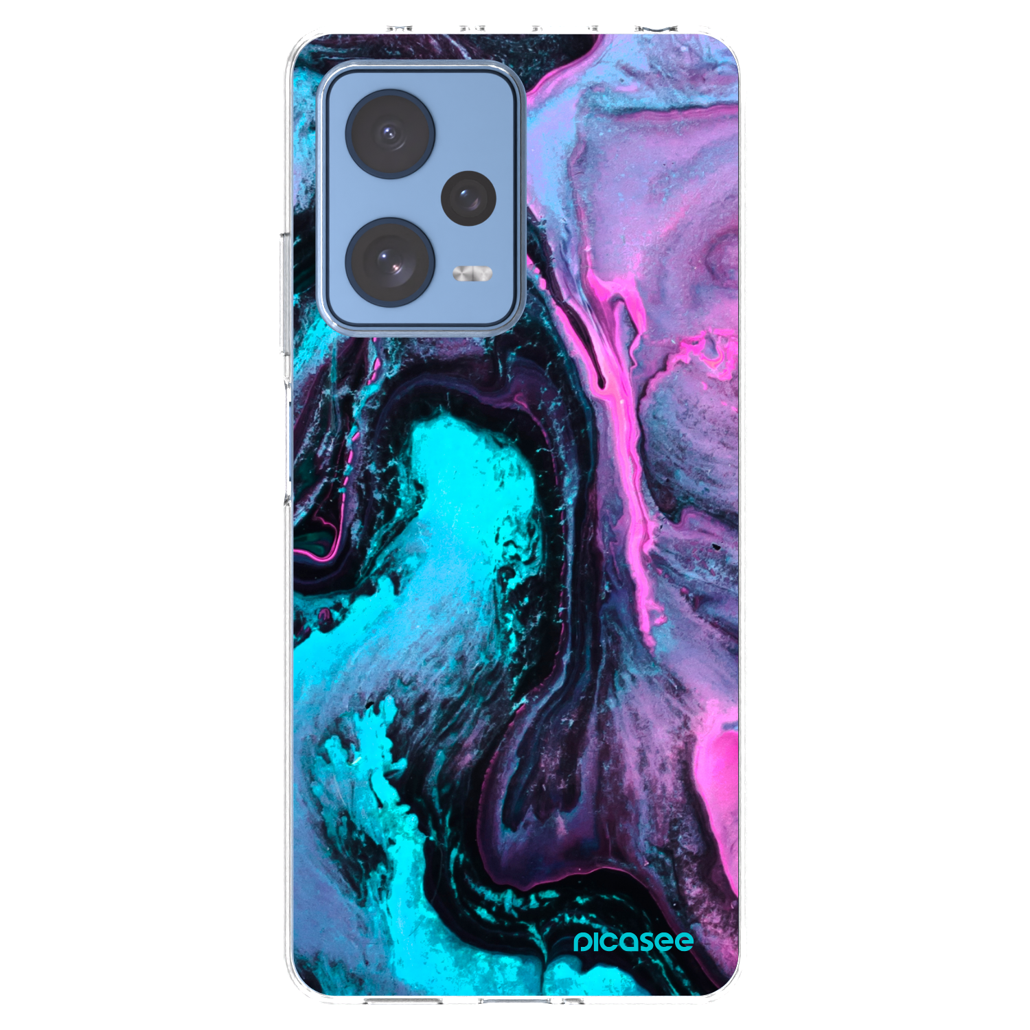Picasee silikonowe przeźroczyste etui na Xiaomi Redmi Note 12 Pro 5G - Lean 2