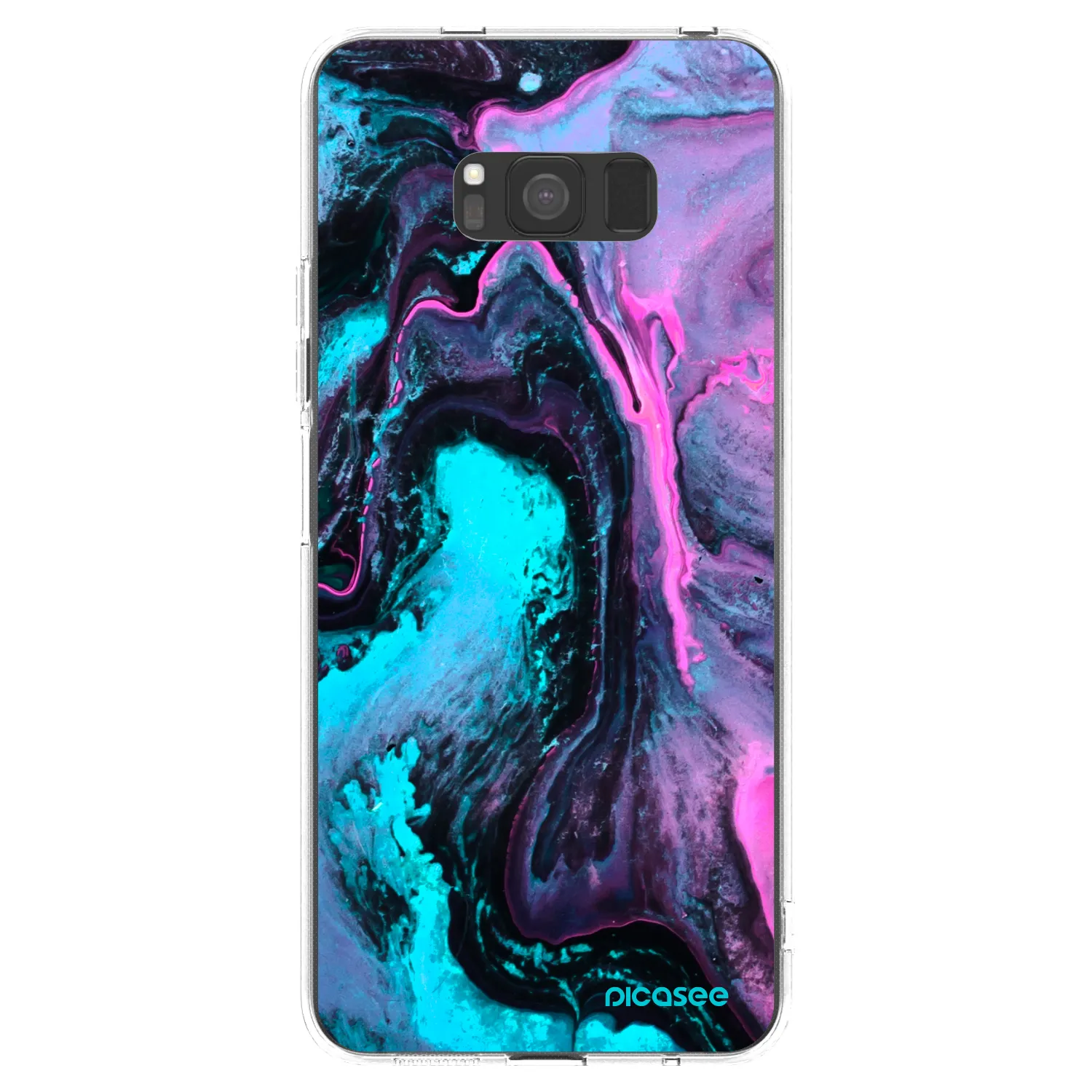 Picasee silikonowe przeźroczyste etui na Samsung Galaxy S8 G950F - Lean 2