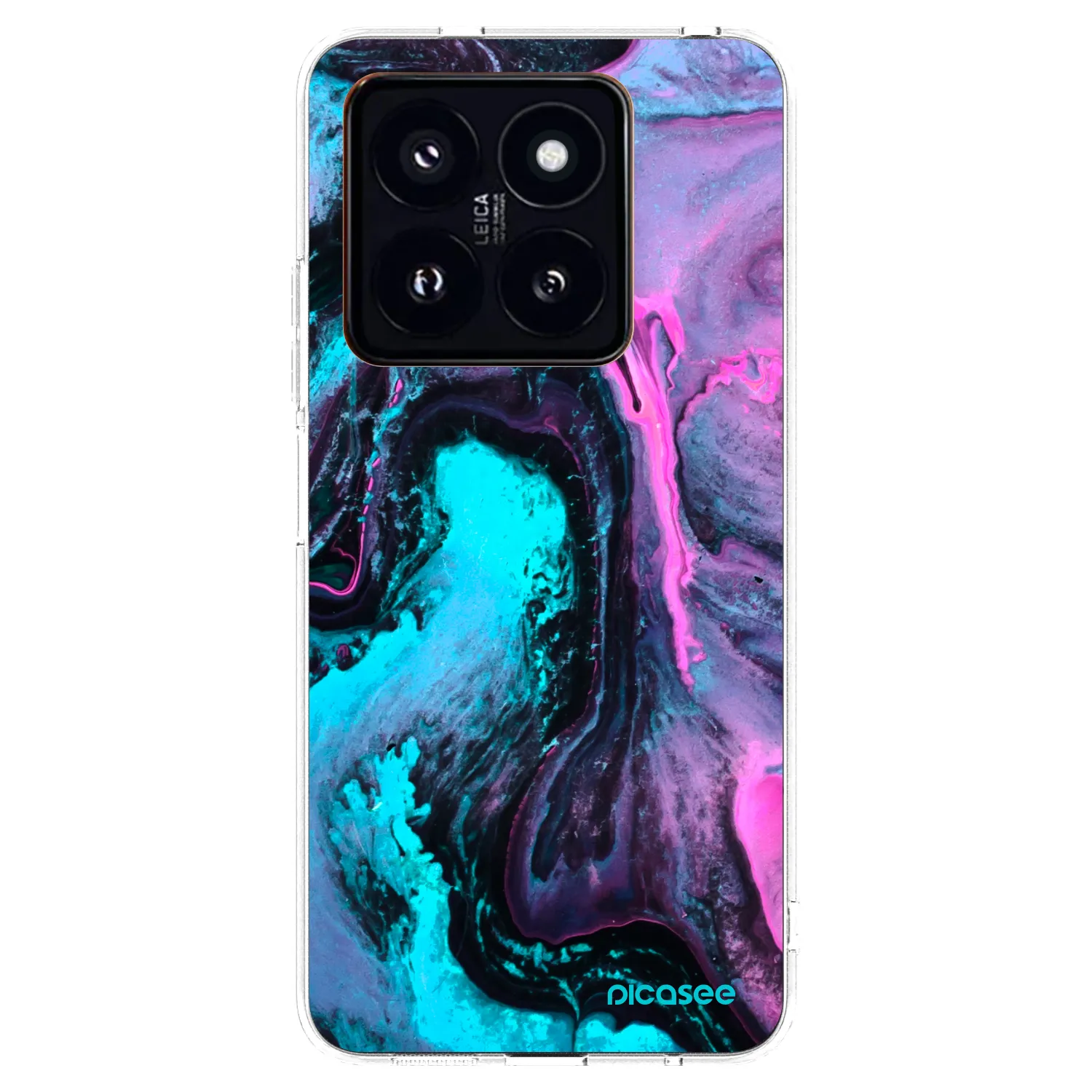 Picasee silikonowe przeźroczyste etui na Xiaomi 14 Pro - Lean 2