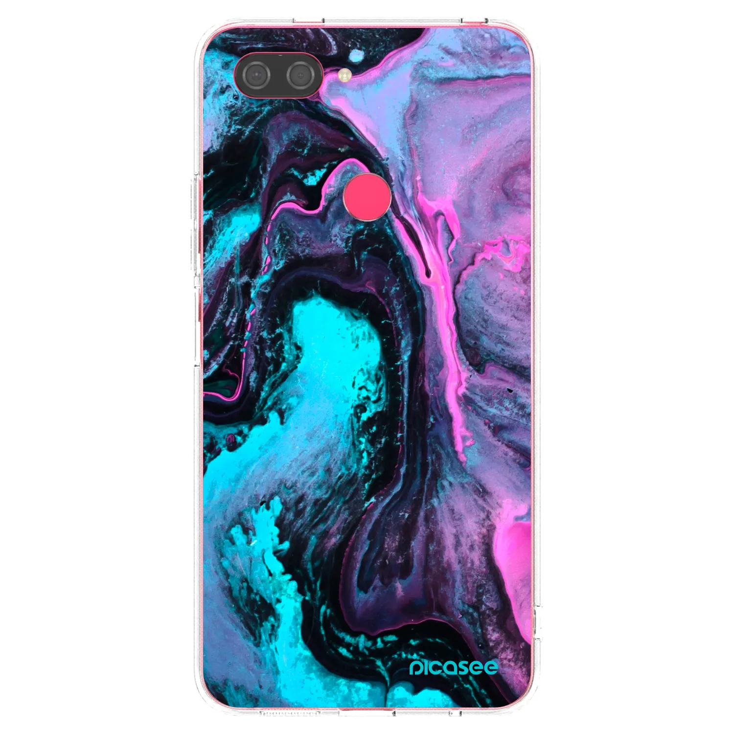 Picasee silikonowe przeźroczyste etui na Xiaomi Mi 8 Lite - Lean 2