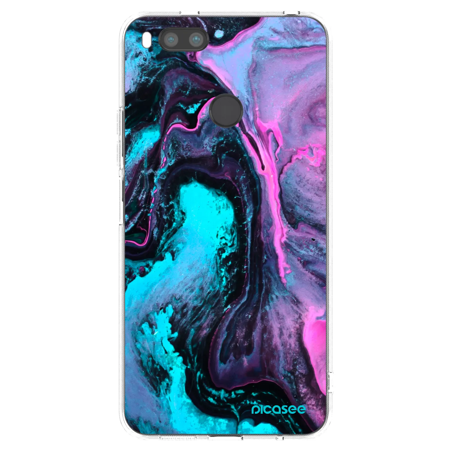 Picasee silikonowe przeźroczyste etui na Xiaomi Mi A1 Global - Lean 2