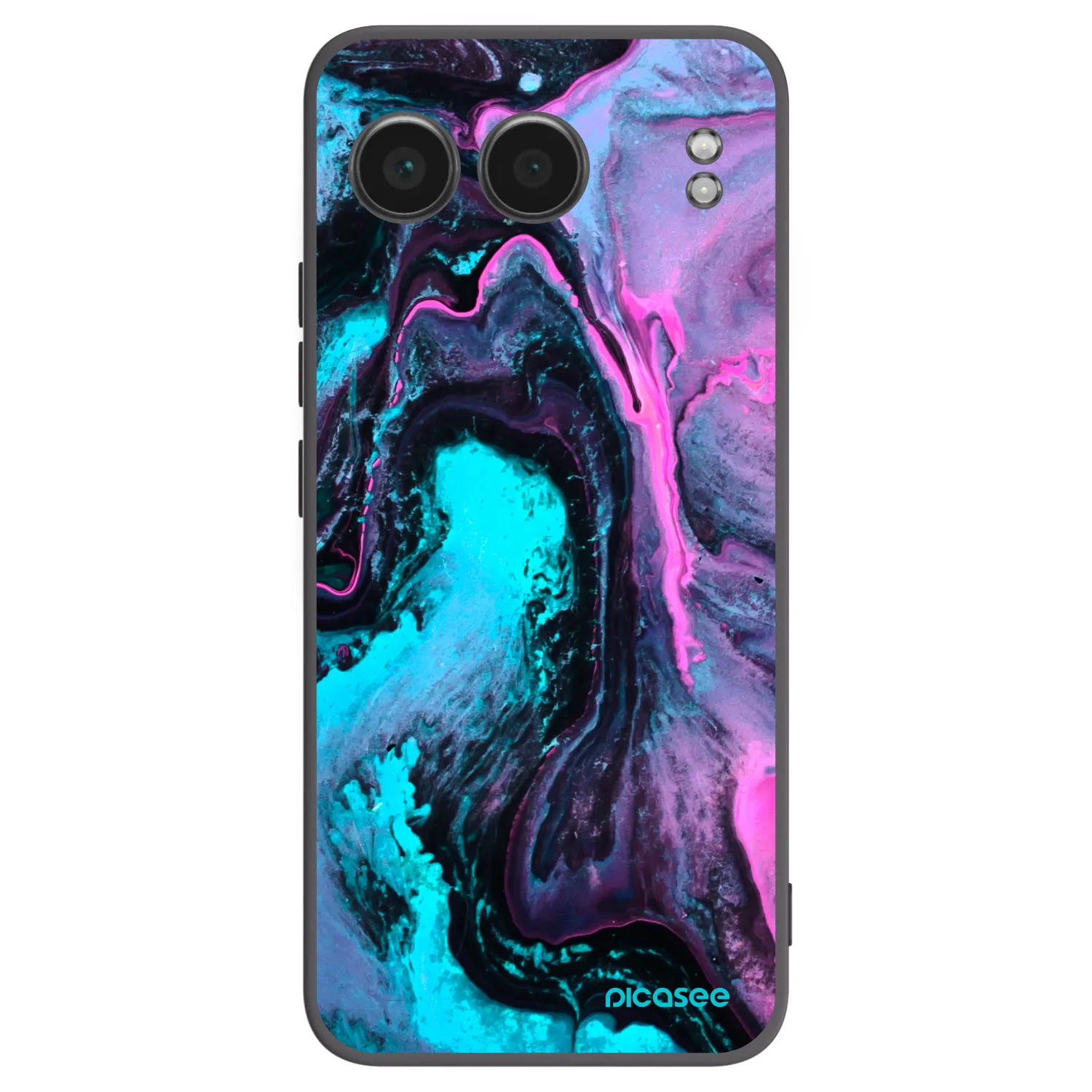 Picasee silikonowe czarne etui na OnePlus Nord 4 - Lean 2