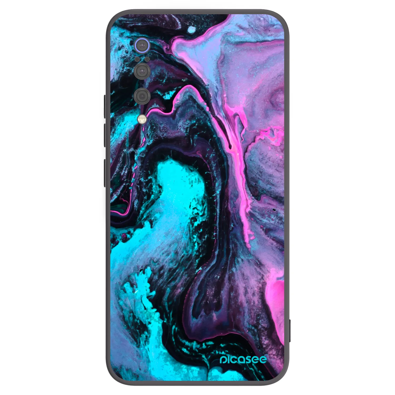Picasee silikonowe czarne etui na Xiaomi Mi 9 - Lean 2