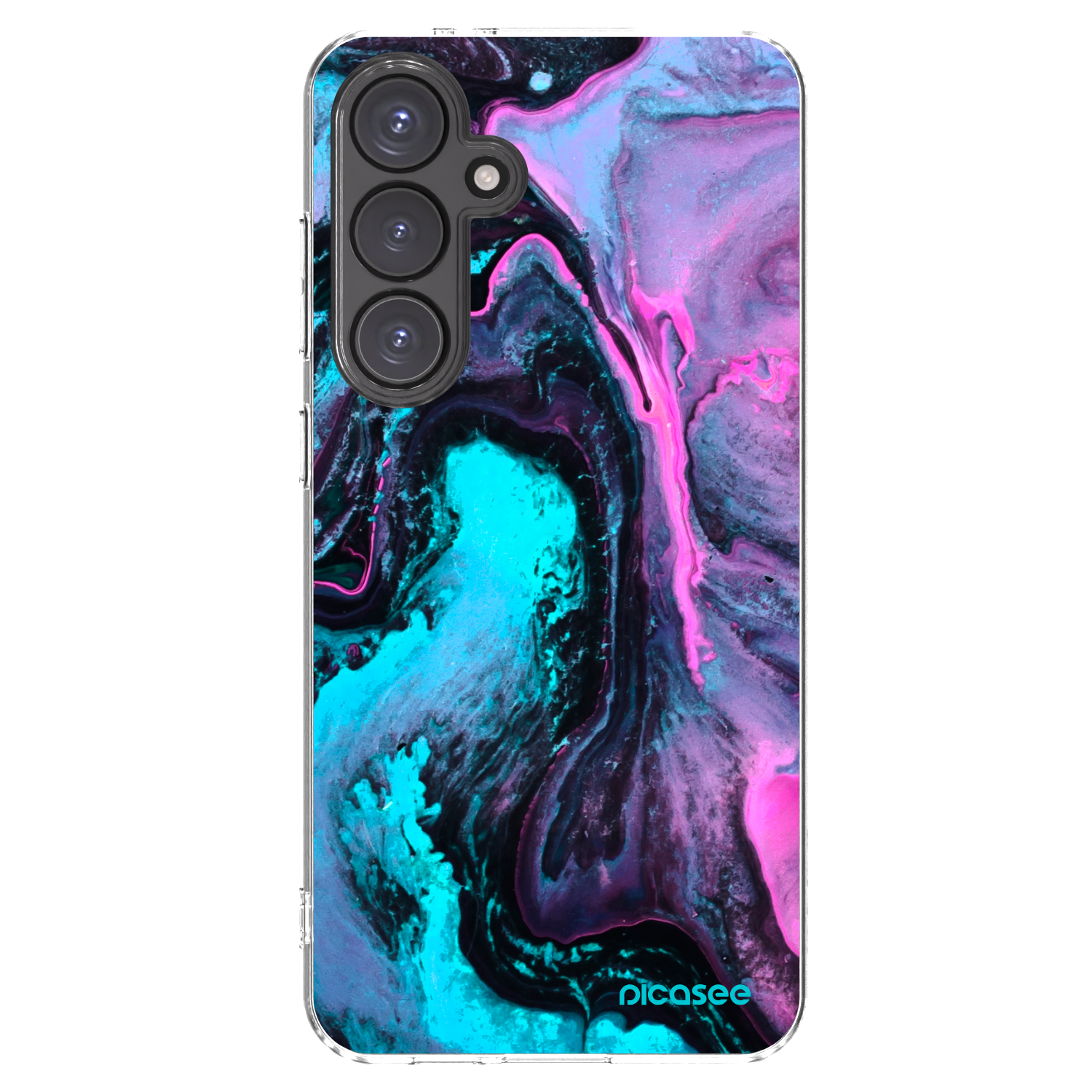 Picasee silikonowe przeźroczyste etui na Samsung Galaxy S24 FE S721B - Lean 2