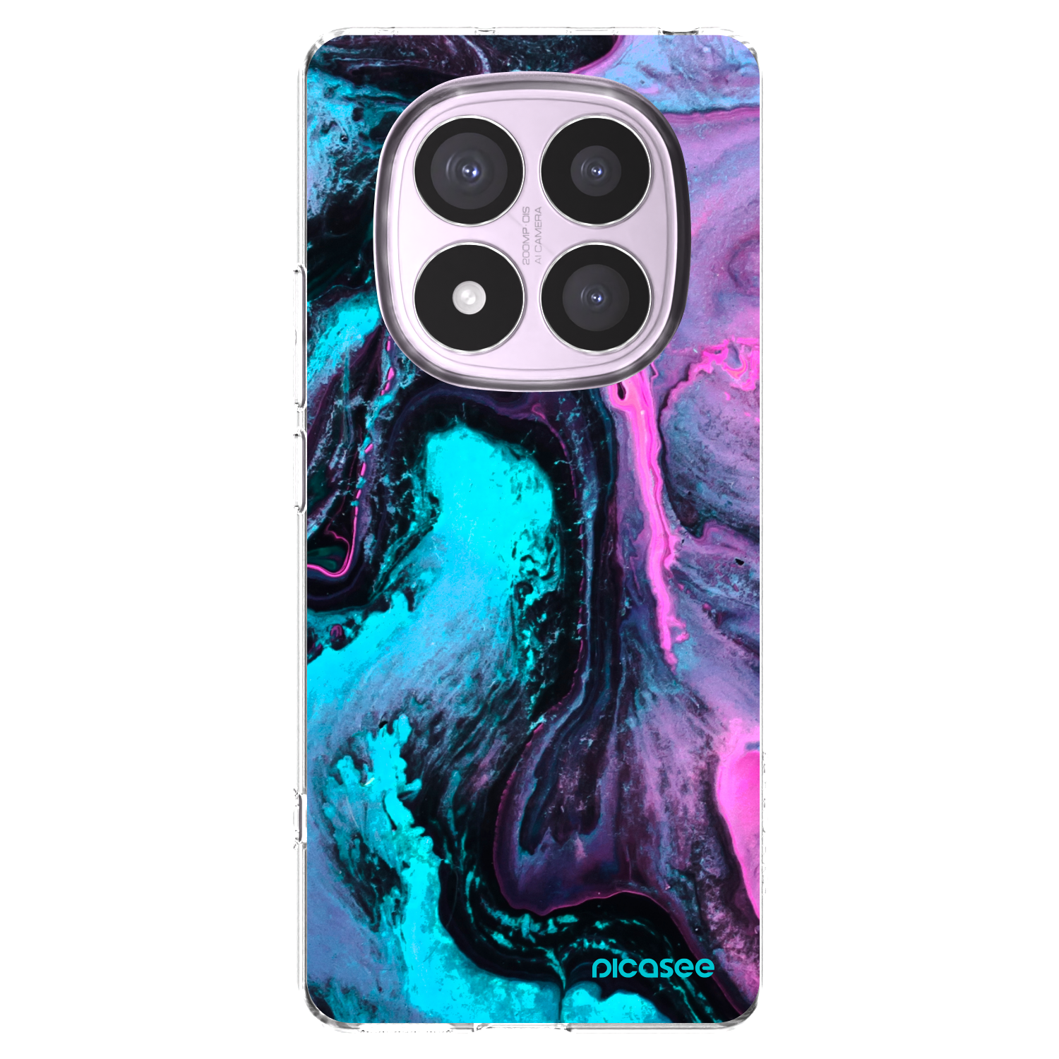 Picasee silikonowe przeźroczyste etui na Xiaomi Redmi Note 14 Pro 5G - Lean 2