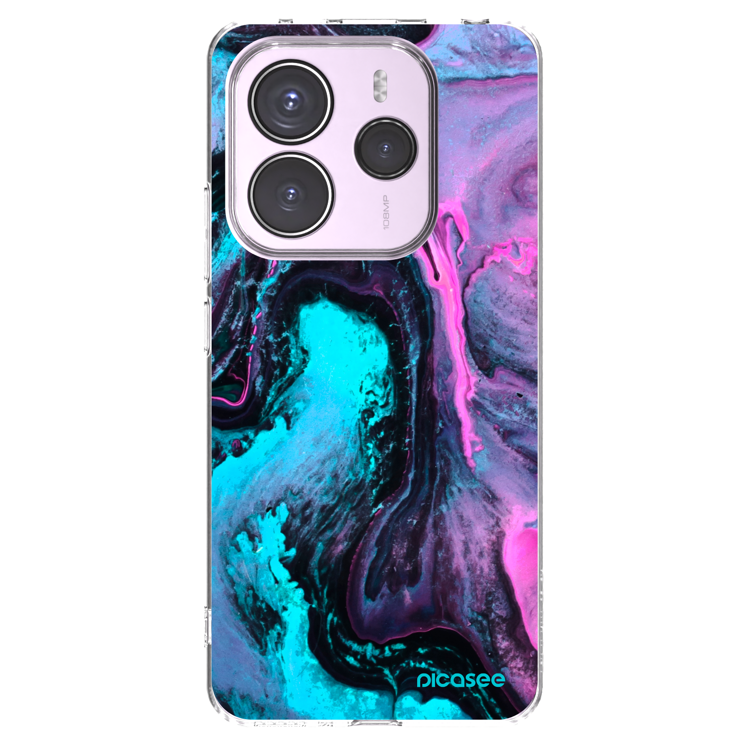 Picasee silikonowe przeźroczyste etui na Xiaomi Redmi Note 14 5G - Lean 2