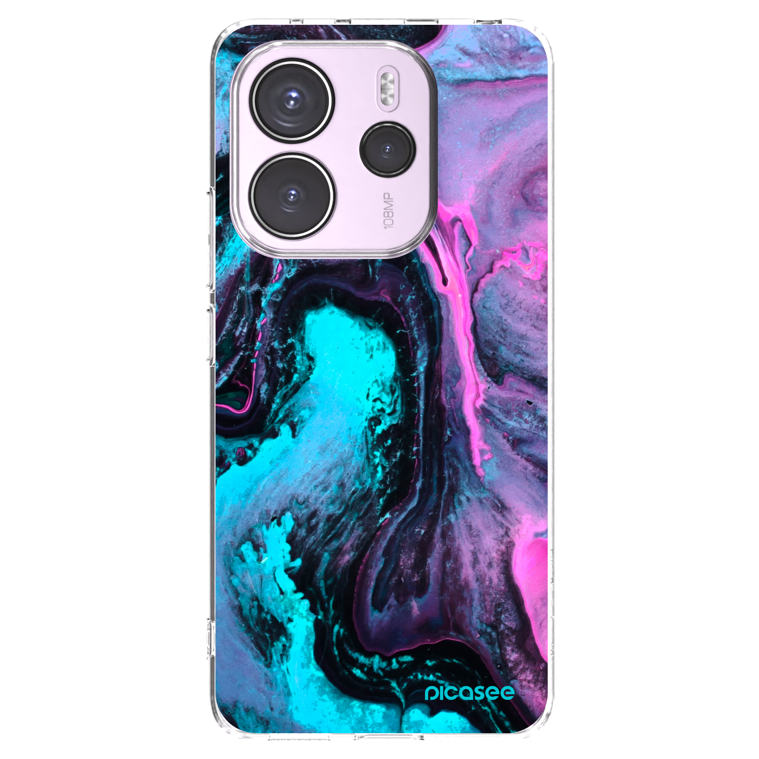Picasee silikonowe przeźroczyste etui na Xiaomi Redmi Note 14 4G - Lean 2