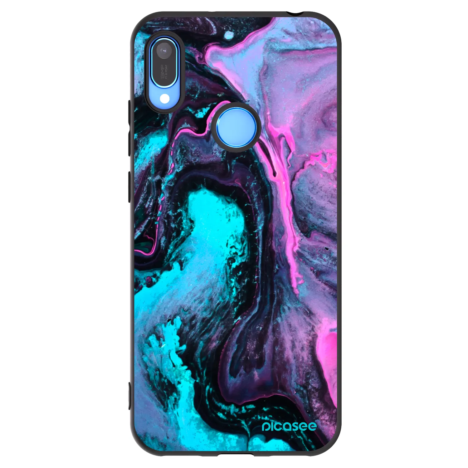 Picasee silikonowe czarne etui na Huawei Y6 2019 - Lean 2