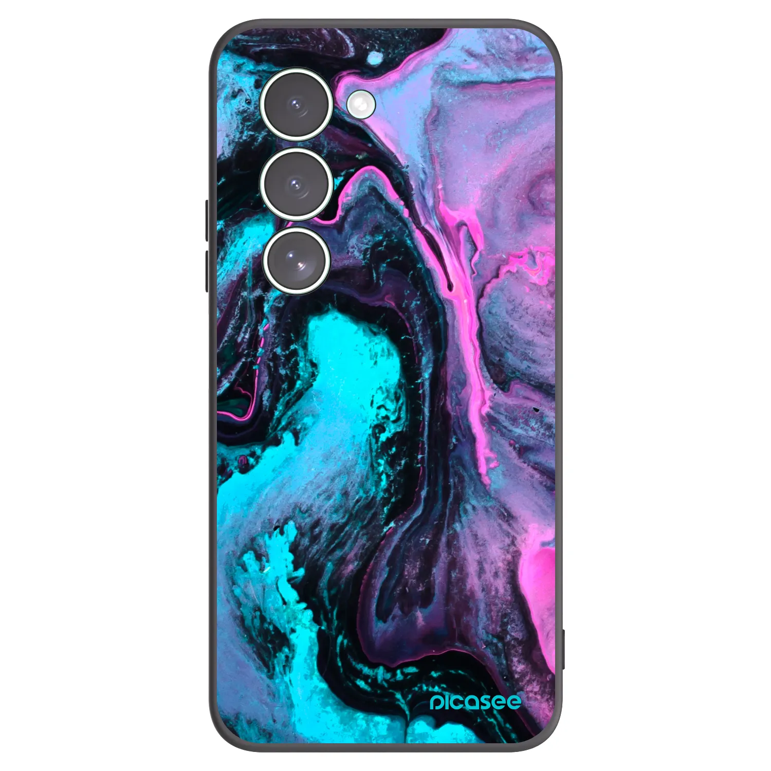 Picasee silikonowe czarne etui na Xiaomi Redmi 15 5G - Lean 2