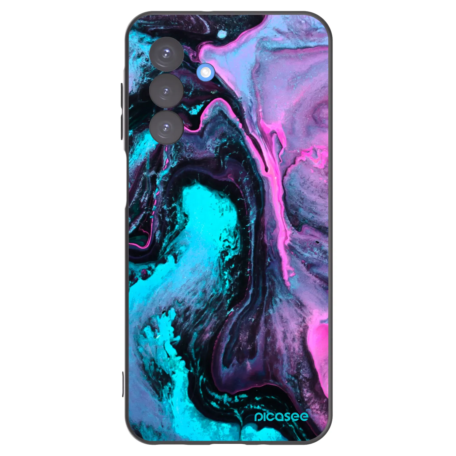 Picasee silikonowe czarne etui na Samsung Galaxy A17 5G - Lean 2