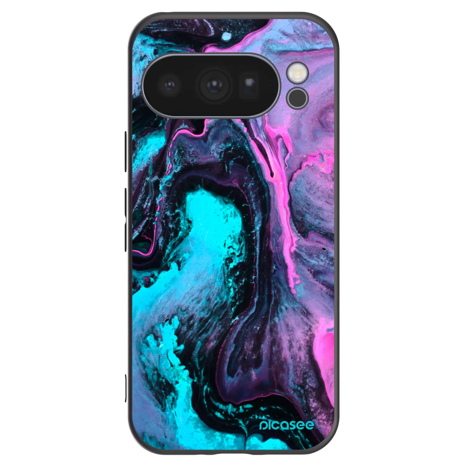 Picasee silikonowe czarne etui na Google Pixel 10 Pro - Lean 2