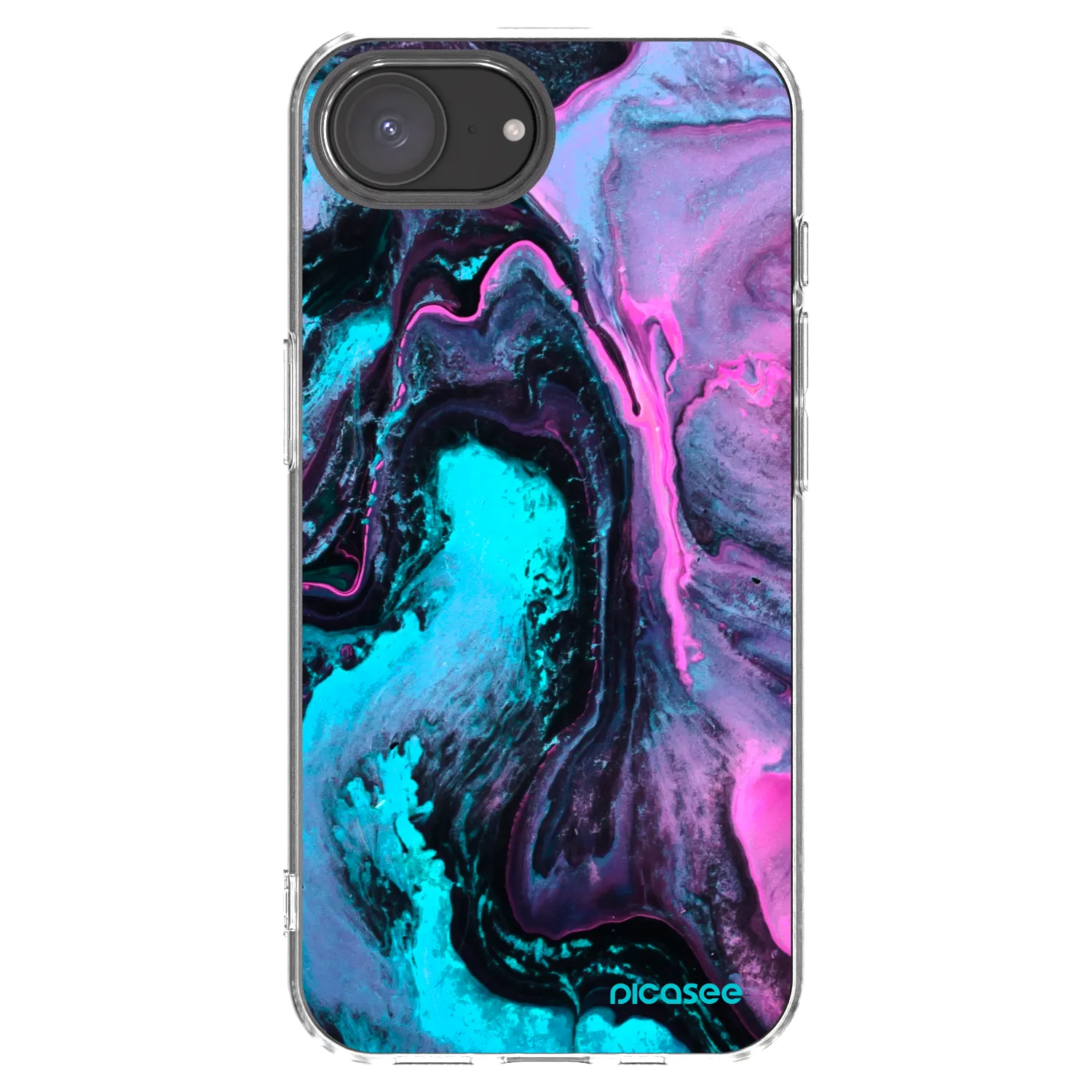 Picasee silikonowe przeźroczyste etui na Apple iPhone 17e - Lean 2