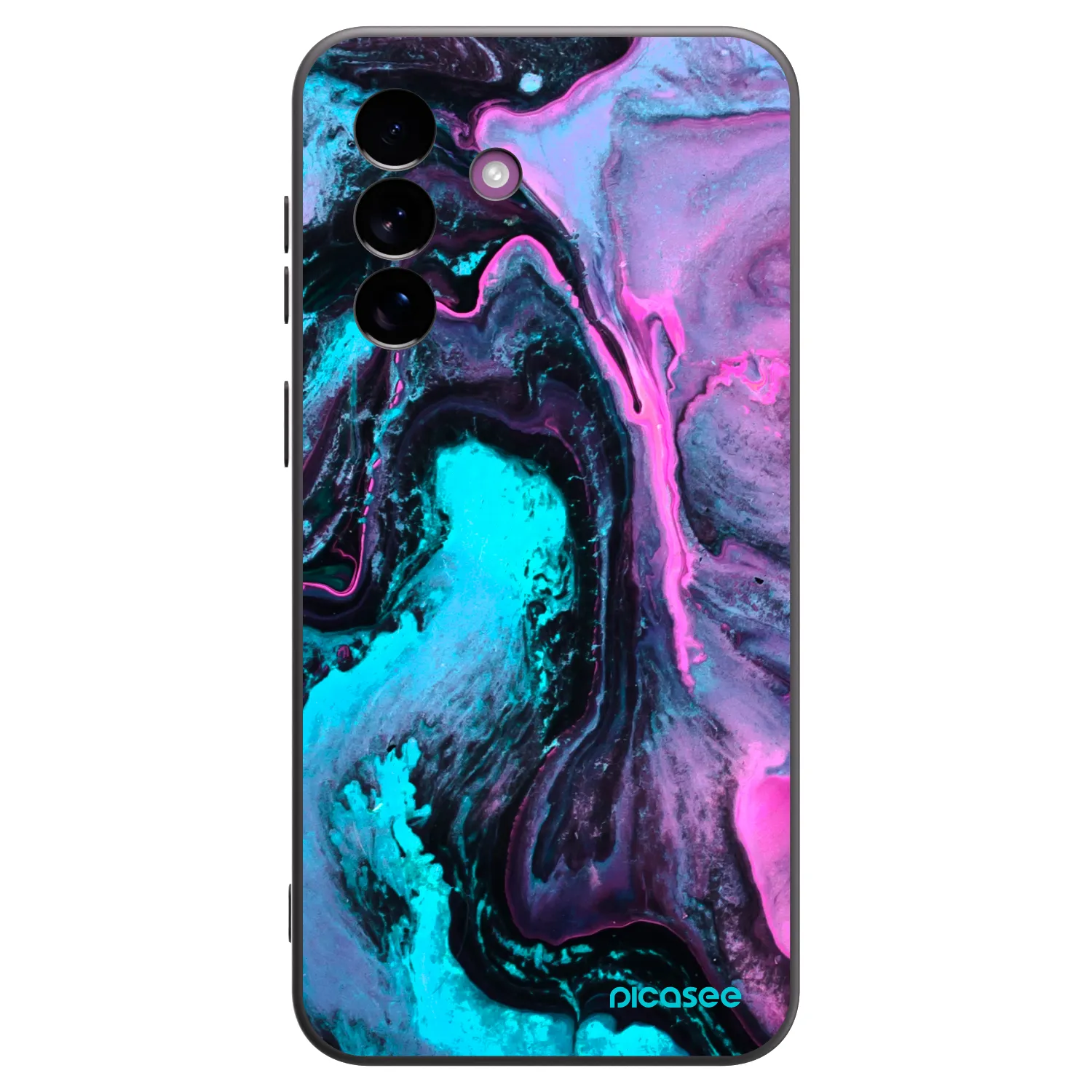Picasee silikonowe czarne etui na Samsung Galaxy A37 - Lean 2