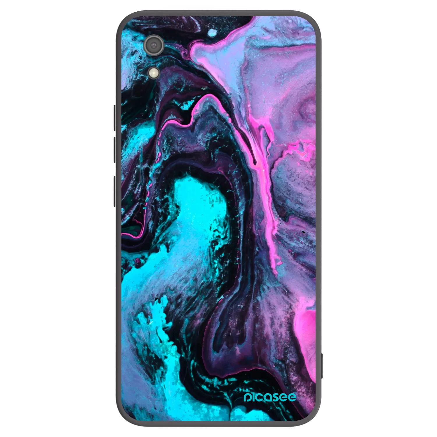 Picasee silikonowe czarne etui na Xiaomi Redmi 7A - Lean 2