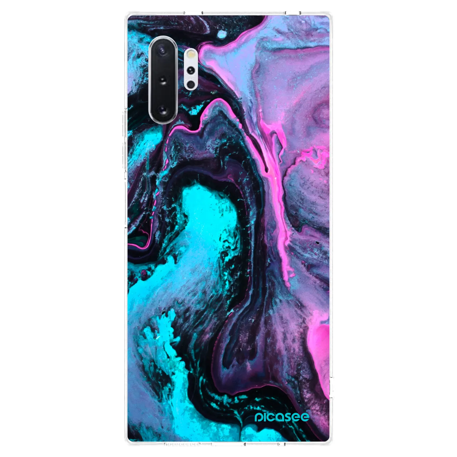 Picasee silikonowe przeźroczyste etui na Samsung Galaxy Note 10+ N975F - Lean 2