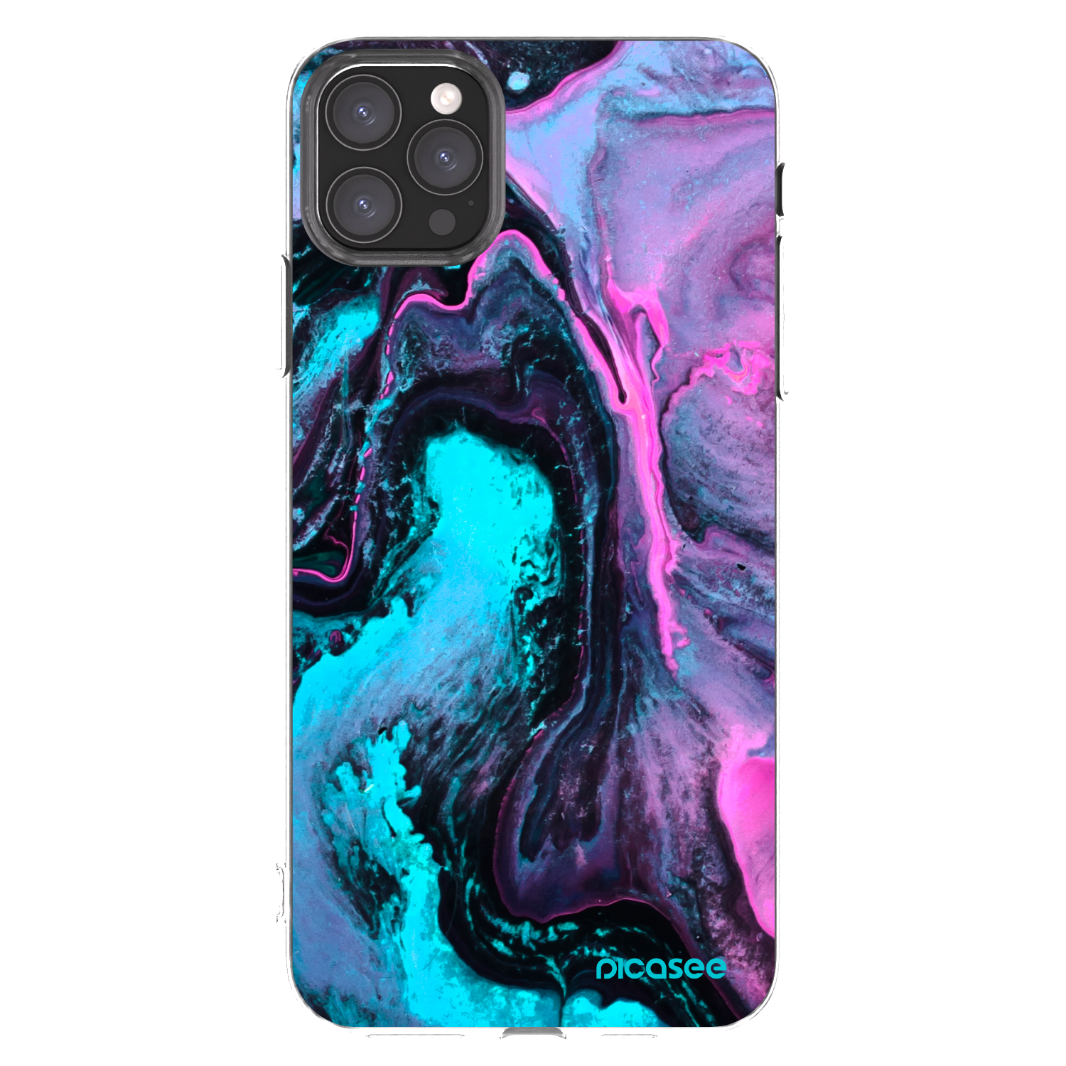 Picasee silikonowe przeźroczyste etui na Apple iPhone 11 Pro Max - Lean 2