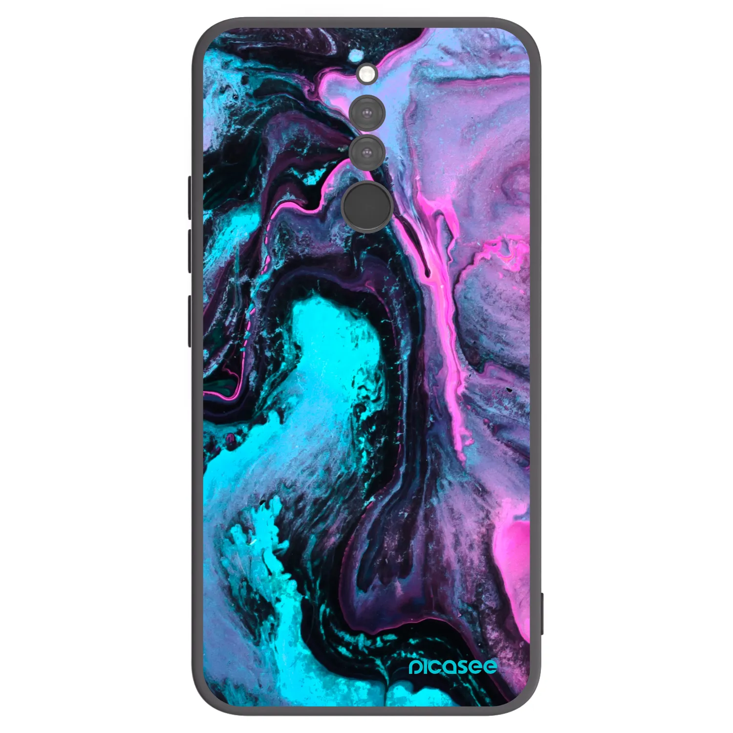 Picasee silikonowe czarne etui na Xiaomi Redmi 8 - Lean 2
