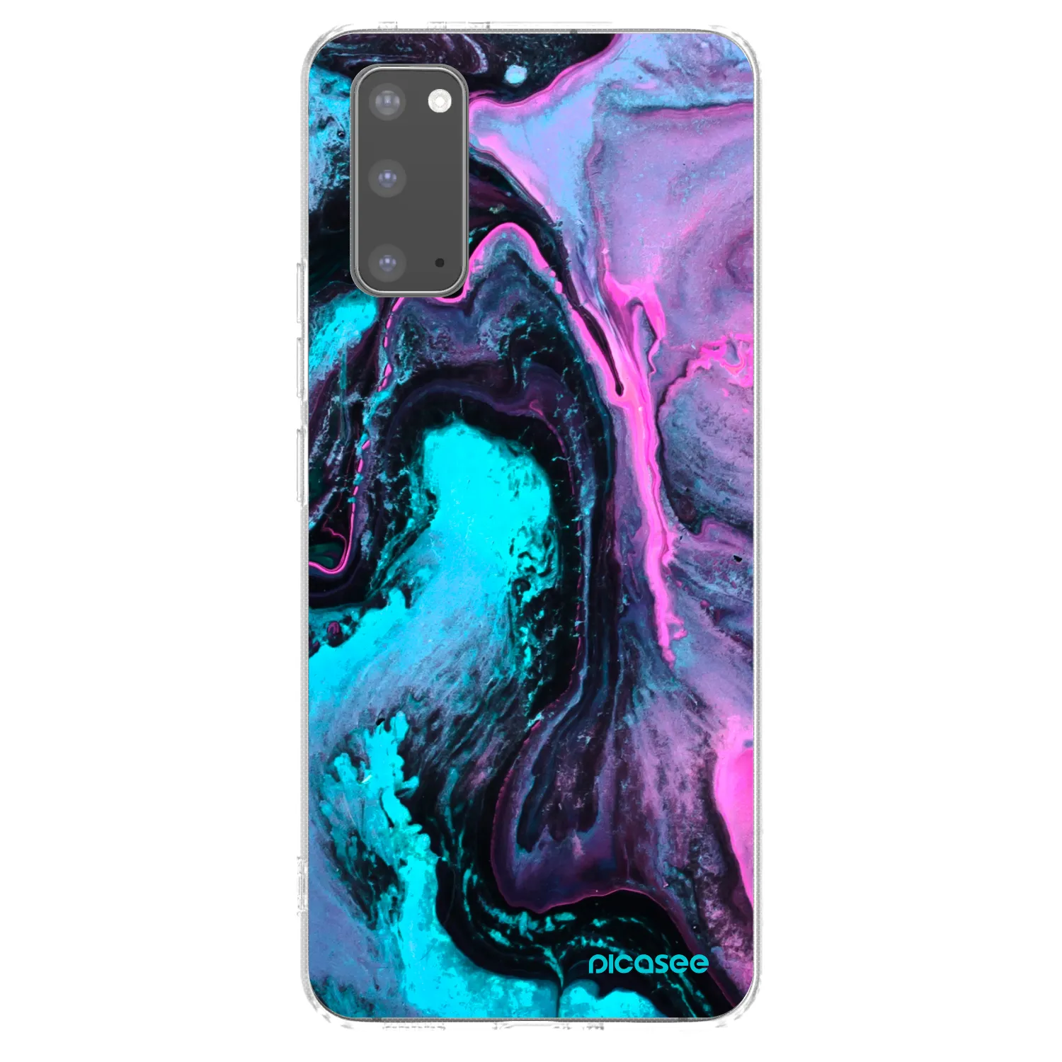 Picasee silikonowe przeźroczyste etui na Samsung Galaxy S20 G980F - Lean 2