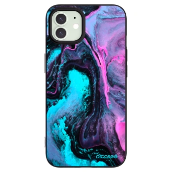 Picasee silikonowe czarne etui na Apple iPhone 12 Pro - Lean 2