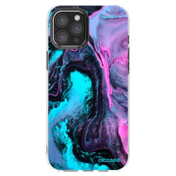 Picasee silikonowe przeźroczyste etui na Apple iPhone 12 Pro Max - Lean 2