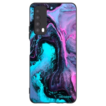 Picasee silikonowe czarne etui na Huawei P Smart 2021 - Lean 2