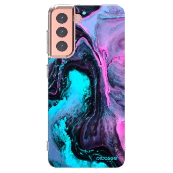 Picasee silikonowe przeźroczyste etui na Samsung Galaxy S21 5G G991B - Lean 2